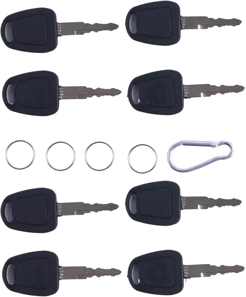 8 PCS Ignition Keys F900 Compatible with Doosan Excavators K1009605B fits Bobcat E80 mini excavator for Daewoo Excavators
