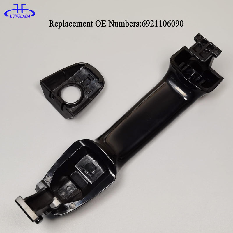 Exterior Door Handle Front Left Driver Side Compatible with Toyota Camry 2012 2013 2014 2015 2016 2017 - Without Smart Entry System