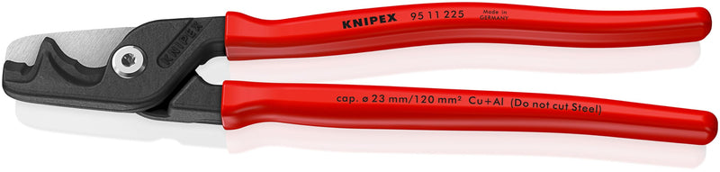 KNIPEX Tools 95 11 225 StepCut® XL Cable Shears, 9"
