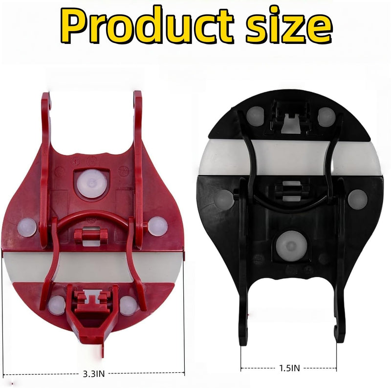American Standard Toilet Flapper Replacement Kit 7381657-200.0070A | For Vormax Toilet 4270A, 4370A, 4570A, Dual Flappers, Silicone Seals, Metal Chain & Teeter Bar