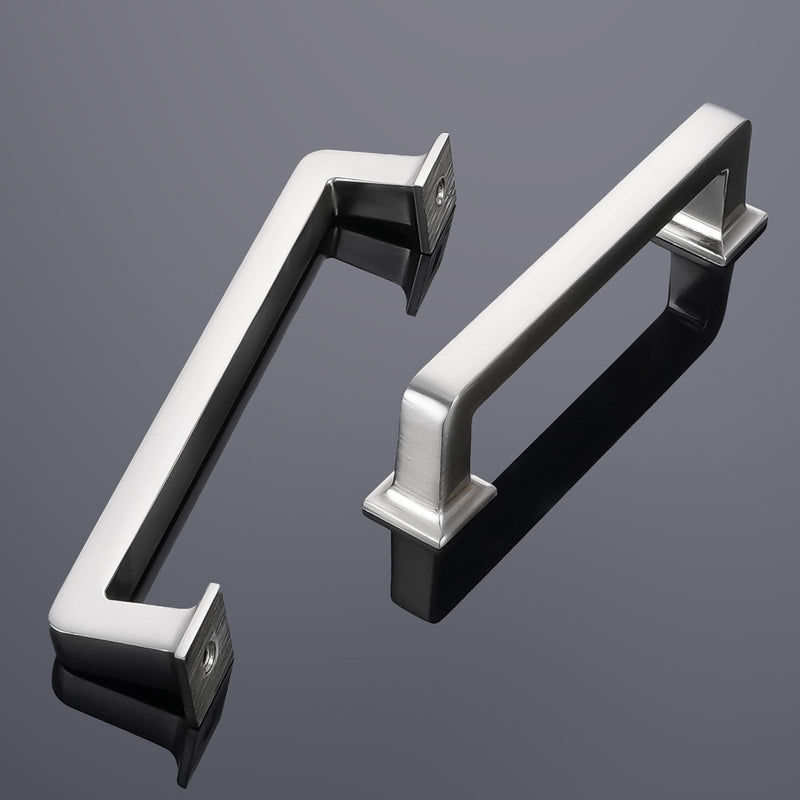 10 Pack Brushed Nickel Cabinet Pulls 3 Inch(76mm) Kitchen Cabinet Handles Cabinet Hardware for Drawer Pulls 3" Hole Center(76mm) 10