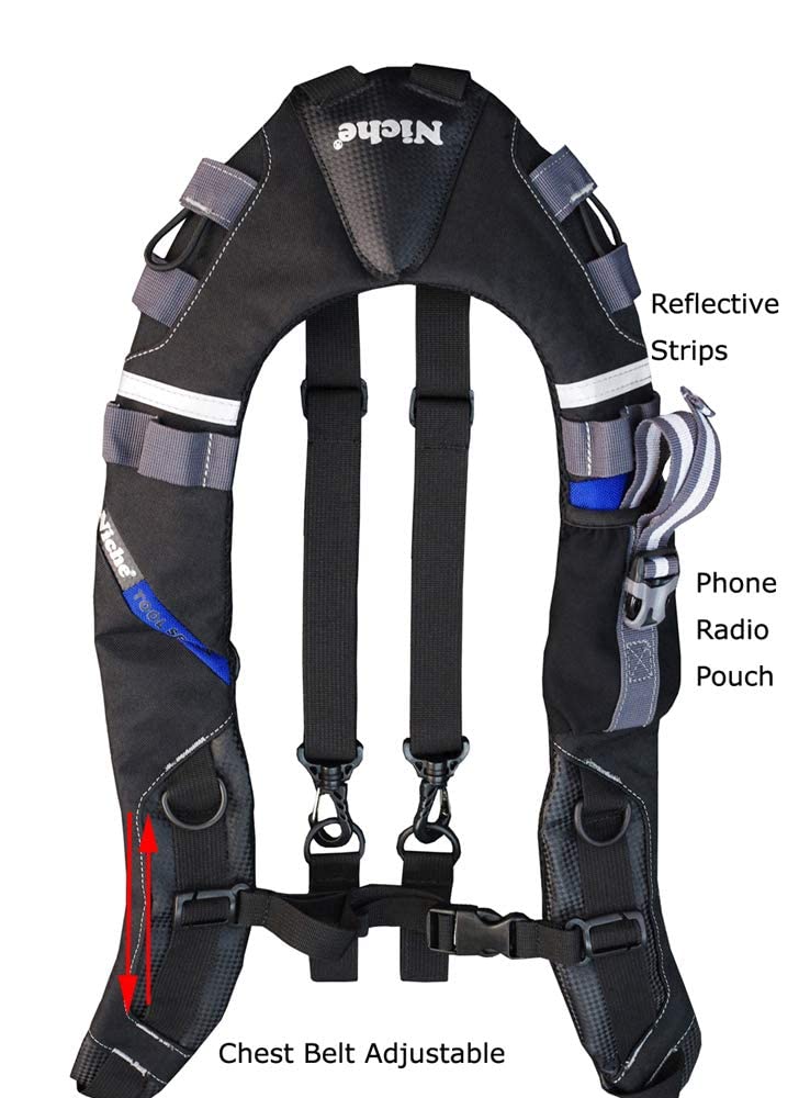 Niche Tool Belt Suspenders Adjustable Comfortable Padded Work Suspenders for Carpenter Electrician Work Suspension Rig TL-6203NEW…
