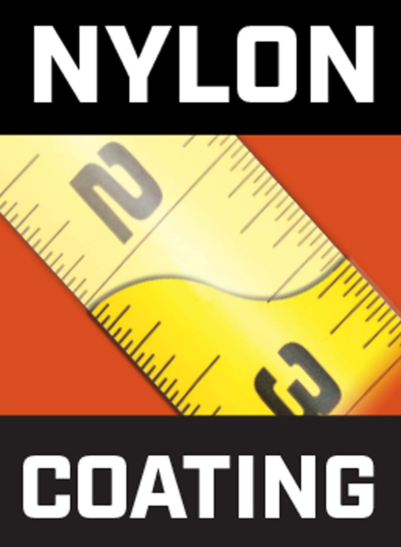 Crescent Lufkin 3/8" x 30m/100' Closed Reel SAE/Metric Yellow Clad Steel Long Tape Measure - ST100