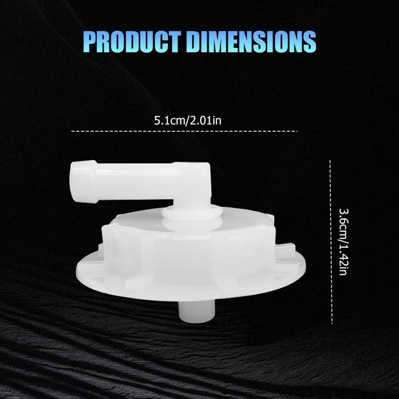 Coolant Reservoir Overflow Tank Cap, Radiator Coolant Cap, Expansion Tank Cap with Joint, Plastic Engine Coolant Expansion Reservoir Cap Replacement for Honda Accord Civic Pilot #19106-RNA-A48