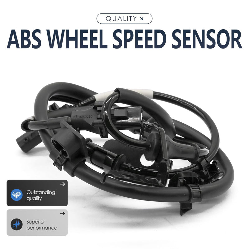 2PCS Front Left and Right Abs Wheel Speed Sensor Compatible with Hyundai Sonata 59810C1000 59830C1000 ALS2659 ALS2660 Gas 15 16 17 18 19 2015 2016 2017 2018 2019
