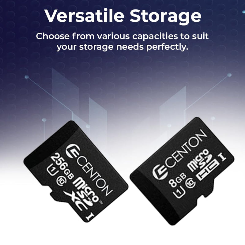 Centon Electronics Micro SD Card, UHS-I / A1 / V10 / U1 / Class 10 Flash Memory Card for Phones, Tablets, Cameras, and More, 64GB, 3 Pack Bulk