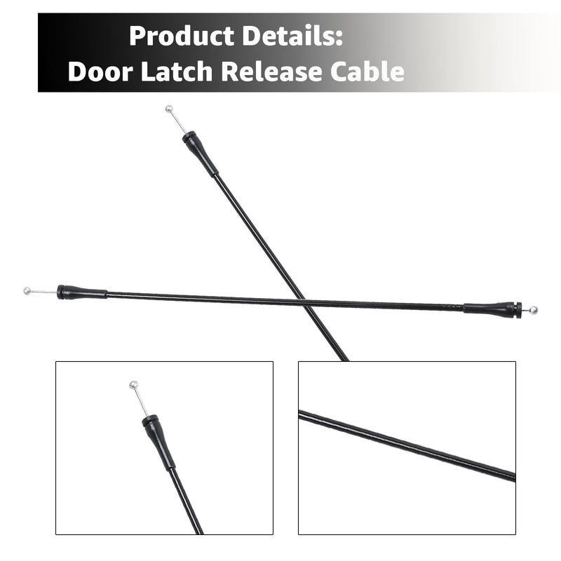 2 Packs of Aftermarket Tailgate Cable for 1997-2002 Expedition Replaces F2UZ-15264A65-B F2UZ15264A65B Rear Door Latch Cable
