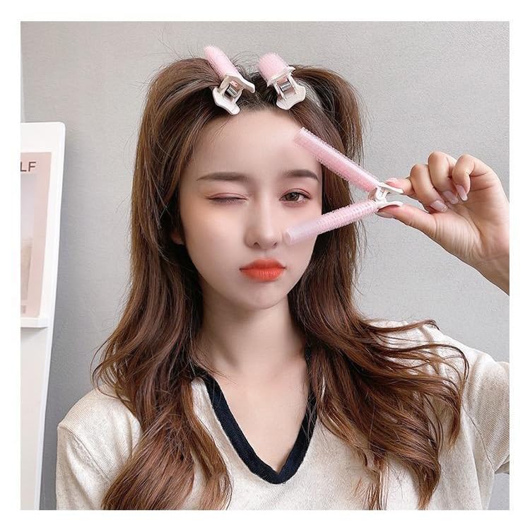 10Pcs Hair Clips Volumizing Hair Root Rollers with Clips Natural Fluffy Rollers for Women Portable Self Grip Volume