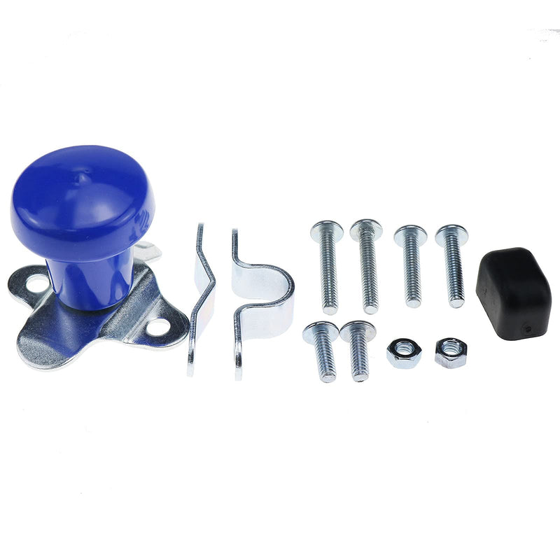 DVparts Blue Vinyl Steering Wheel Spinner Tractor Knob Rubber Sleeve WSV120B for Ford Farmtrac Landtrac LS Tractor Universal Product