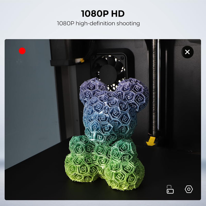 Creality K1 AI Camera 1080P HD Camera Compatible with K1, K1 SE and K1 Max 3D Printers - Real-time Monitoring on Your Phone and Enhanced Efficiency