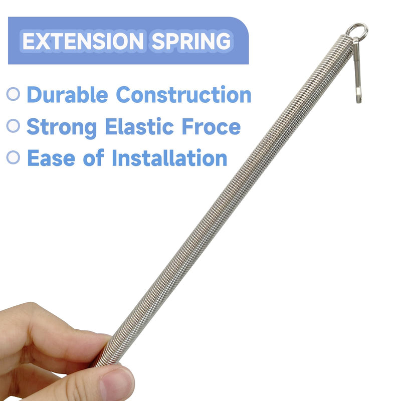 4Pcs Screen Door Springs, Wire Tension Springs with Hook Ends for Door, Gate, Camper (Screen Door Spring, 20 Inch-4PCS) screen door spring