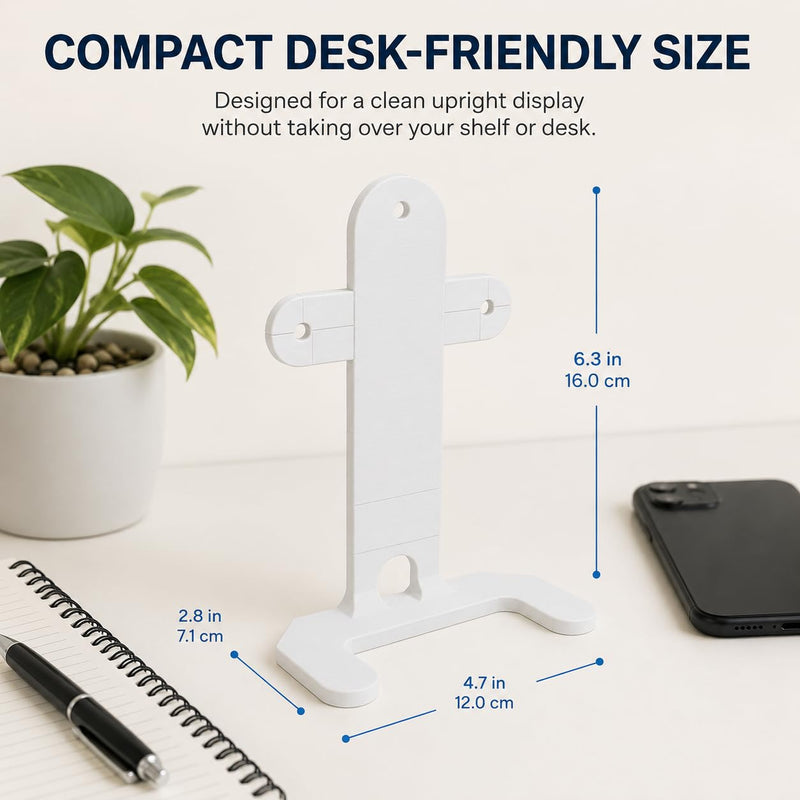 Desk Stand Compatible with U6-Lite, UAP NanoHD, UAP-AC-LR and UAP-AC-LITE – Upright Flat-Surface Holder | Space-Saving Tabletop Cradle