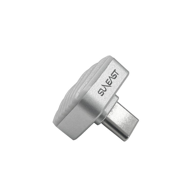 SUNEAST Portable SSD Nano Silver 128GB External Solid State Flash Drive | Read 450 MB/s, Write 400 MB/s, Ultra-Compact USB-C 3.2, exFAT, 2.8 g, Works with iOS, Windows, macOS, Linux, Android
