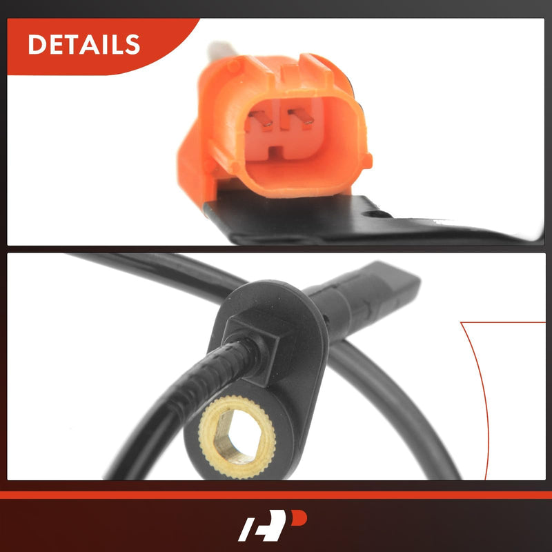 A-Premium ABS Wheel Speed Sensor Compatible with Honda Models - CRV 2002 2003 2004 2005 2006, Sport Utility - Front Driver and Passenger Side, 2-PC Set, Replace# 57455-S9A-013, 57450-S9A-013