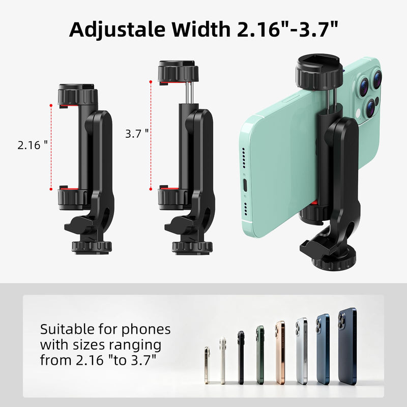 MAIRAN 2-in-1 Golf Monopod Tripod Selfie Stick for Recording Golf Swing | 67.3" Adjustable Phone Tripod Stand, Phone Holder for iPhone/Android,1/4"thread.Poetable 21cm Spike, Comes with a carry bag