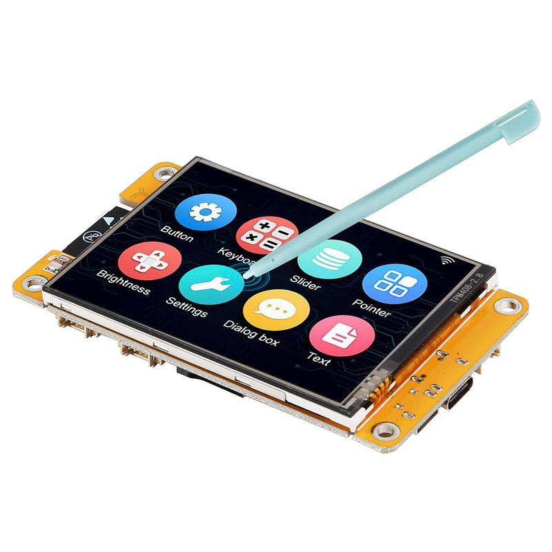 AITRIP 2 Pack ESP32 Development Board ESP32-2432S028R WiFi Bluetooth 2.8 Inch 240X320 Smart Display TFT Module Touch Screen for Arduino