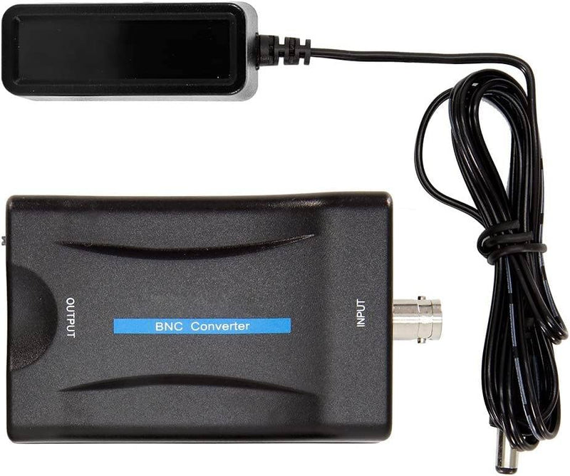 BNC to HDMI Converter Adapter Female CVBS BNC HDMI Connector Coaxial Composite Transfer Analog Video Audio Input 1080P Output HDCP Hook Security Camera DVRs Surveillance AC1420 CCTV for Monitor HD TV