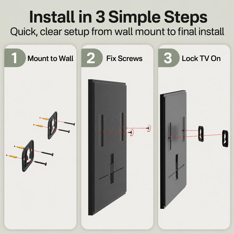 Frame TV Wall Mount for Samsung BN61-17233A BN61-17234A, Compatible with Samsung 32" 43" TV, for 2019-2025 LS03AA LS03BA LS03CA LS03TA Series TV, with Holder