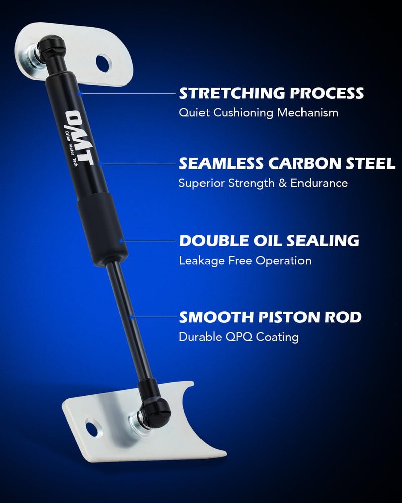 Orion Motor Tech Compatible with 07-19 Silverado Sierra Pickup Tailgate Assist, Truck Tail Gate Lift Assist Tailgate Shock Compatible with 2007-2019 Chevy Silverado GMC Sierra 1500 2500 3500 HD Silver