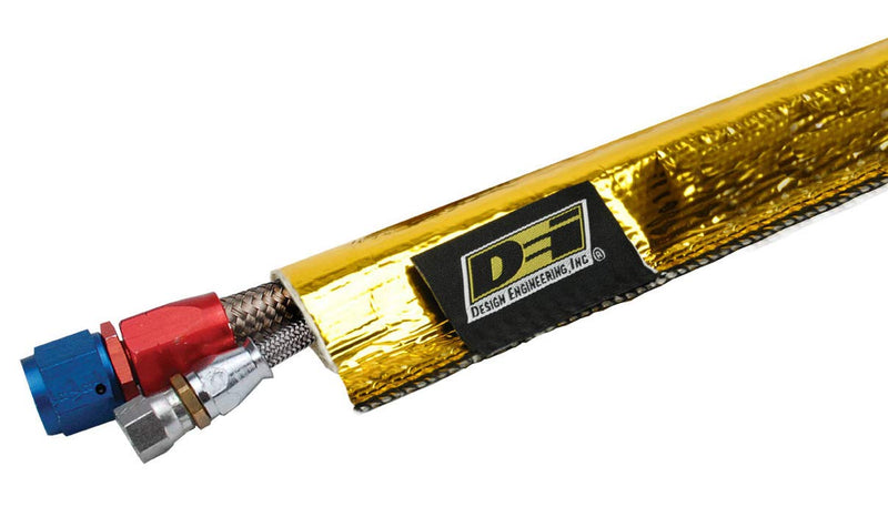 Design Engineering 010914 Heat Sheath GOLD 3/4" I.D. x 36" Line Sleeving Heat Protection up to 800°F 3/4" I.D. x 36"