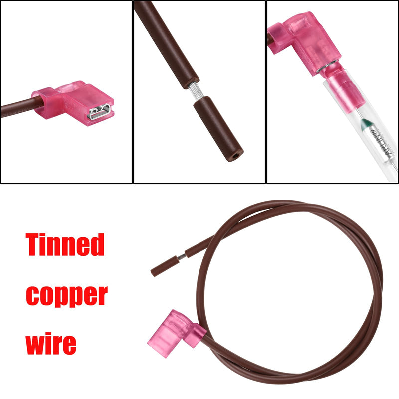 RV Water Heater Thermal Cutoff Kit - ECO Thermostat Assembly - Compatible with Atwood 91447 93866 Models # GCH6-4E GCH6-6E G6A-7E G6A-8E GC6AA-9E GCH10A-2E G610-3E GH610-3E XT Series (2 Pcs) 2 Pcs