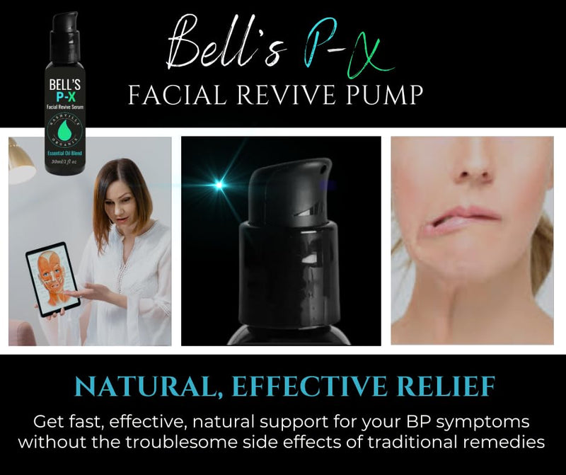 Dr. A's Bell's P-X Facial Revive Stick | Organic Essential Oil Blend | Natural Nerve & Muscle Stimulator Cream | Soothing Relief & Healthy Circulation | Frankincense, Helichrysum & Turmeric