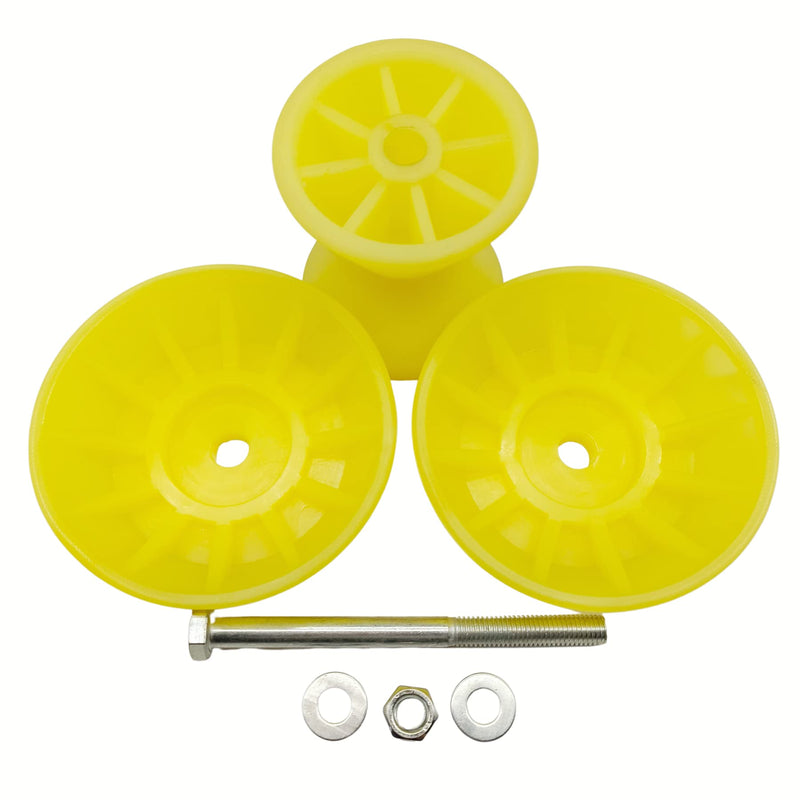 Ultimate 4" X 7" Overall Width Boat Trailer Roller Bow Stop Polyurethane 1/2" Mounting Hole