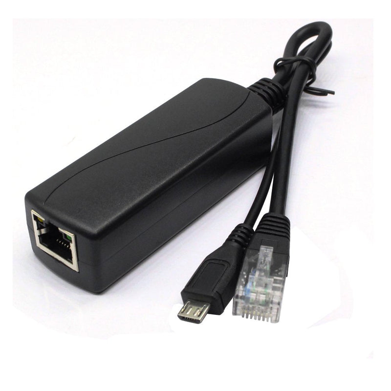 ANVISION 4-Pack Active 5V 2.4A PoE Splitter Adapter IEEE 802.3af Compliant Micro USB 48V to 5V/2.4A, for Tablets, Dropcam or Raspberry Pi, IPC, IP Camera and More