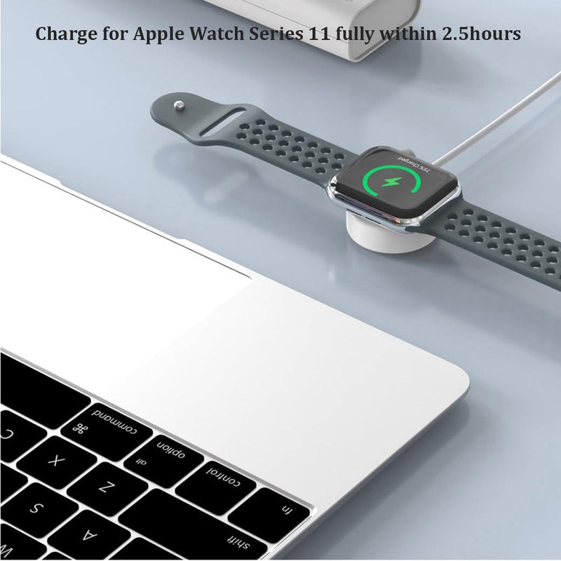 Charging for Apple Watch Charger,1FT/0.3M Short Portable iWatch Charge Cord | 2PACK USB A to Magnetic Wireless Charging iWatch Cable Cord Compatible with i Watch Series 11/10/SE2/9/8/7/6/5/4/3,Ultra 2/1