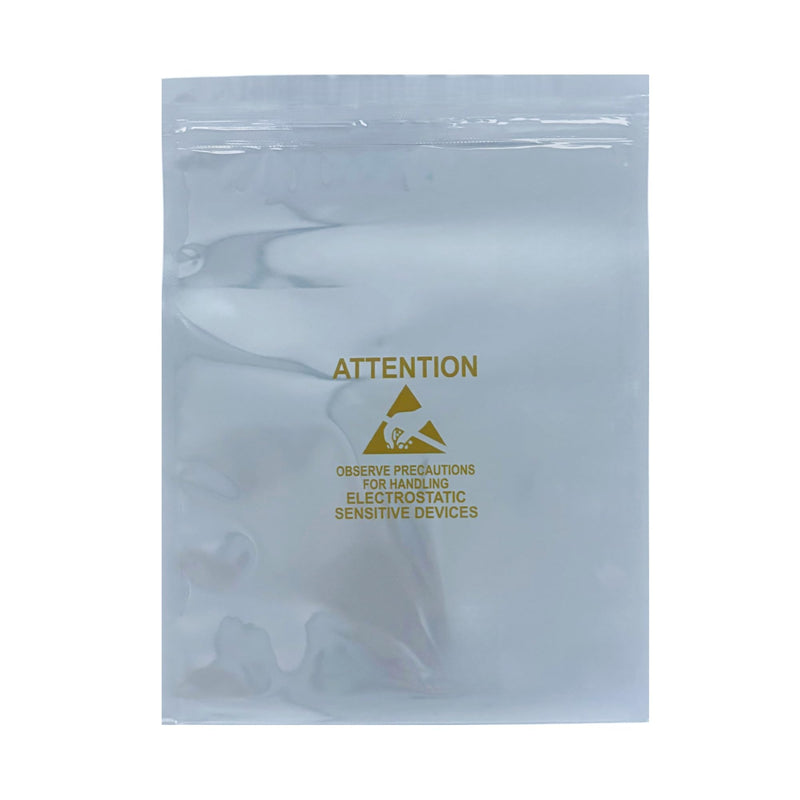 PABCK 20Pcs Large Anti Static Bag Self Seal Antistatic ESD Bag 8.3x11.8inch | Resealable ESD Shielding Bag for Motherboard HDD GPU Anti-static Marking Printed for Computer Accessories Electronic Device 8.3x11.8 inch 20