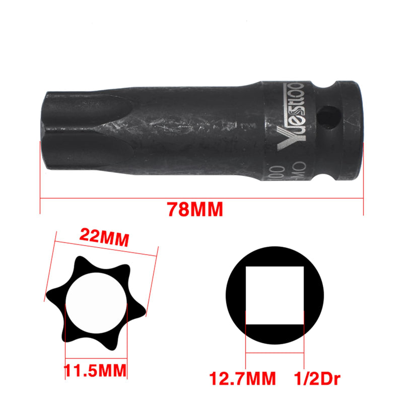 T100 Camshaft Screw Removal Socket, Compatible with Mercedes Benz M270 M271 M274 M276 M264 M278 M157 M176 M177