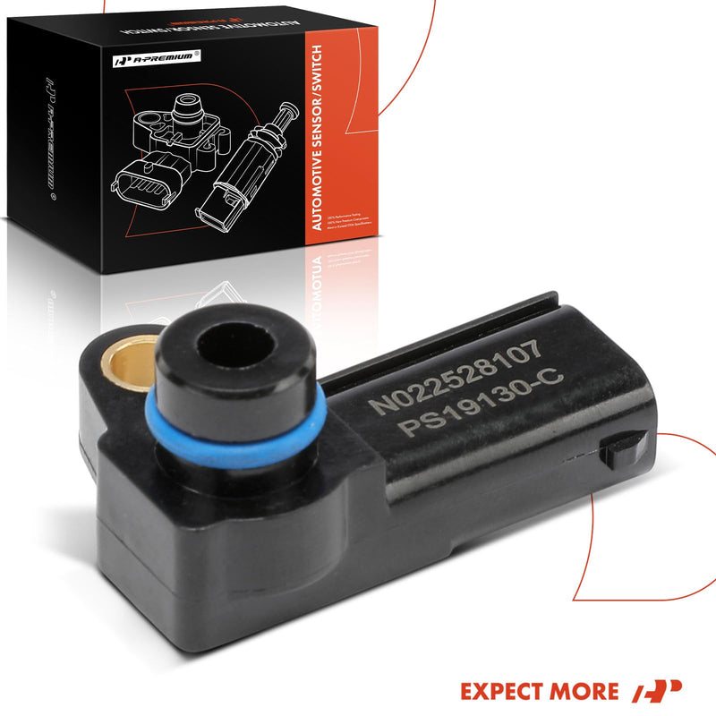 A-Premium Manifold Absolute Pressure Sensor [3 Pins] Compatible with Land Rover Discovery 2017-2019, Range Rover Sport 2016-2019/2021, 3.0L
