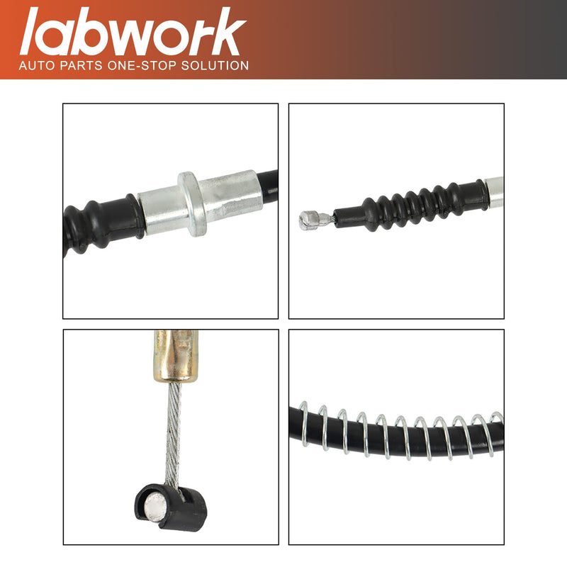 labwork Black Vinyl Clutch Cable Replacement for Yamaha YFS200 Blaster 1988-2006 Replacement for 05-0119