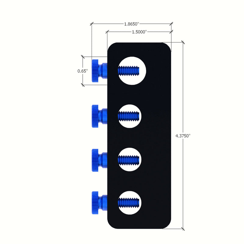 TL Reefs Magnetic Probe Holder (Black) Black