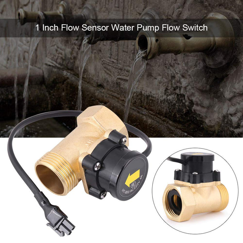 Water Flow Switch Automatic Control Valve G1 Thread 110V Sensor for Home Water Systems Pump Machine Liquid Level