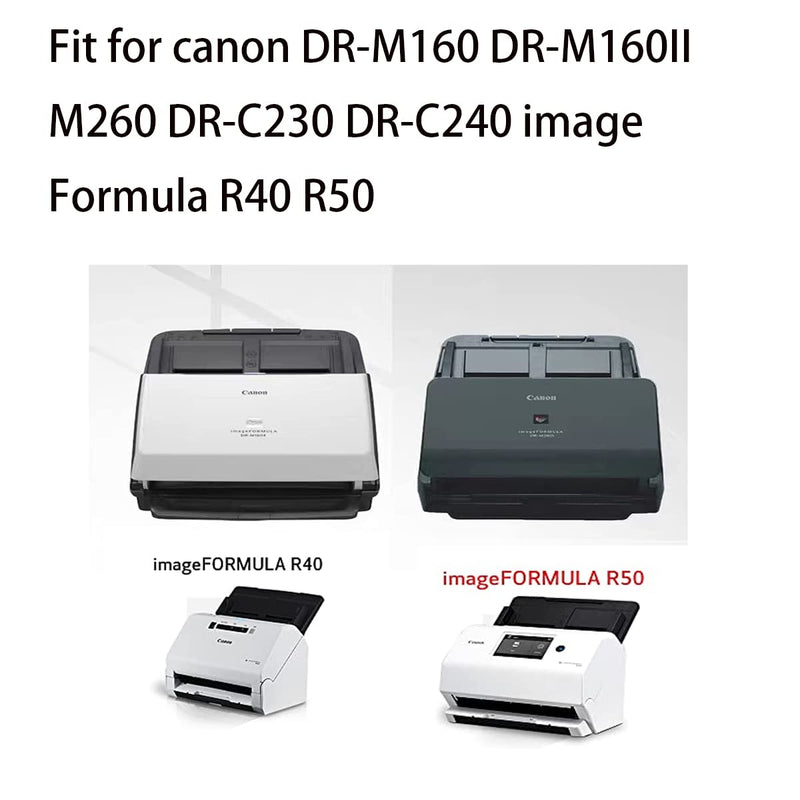 Scanner Pickup Feed Roller Kit for Canon DR-M160 DR-M160II M260 DR-C230 DR-C240