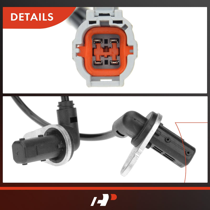 A-Premium 2PC-Set Rear ABS Wheel Speed Sensor Compatible with Nissan 350Z 2003-2008, Infiniti G35 2003-2006 - Rear Driver & Passenger Side, Replace# 47900-AL505, 47900AL505 Pack of 2