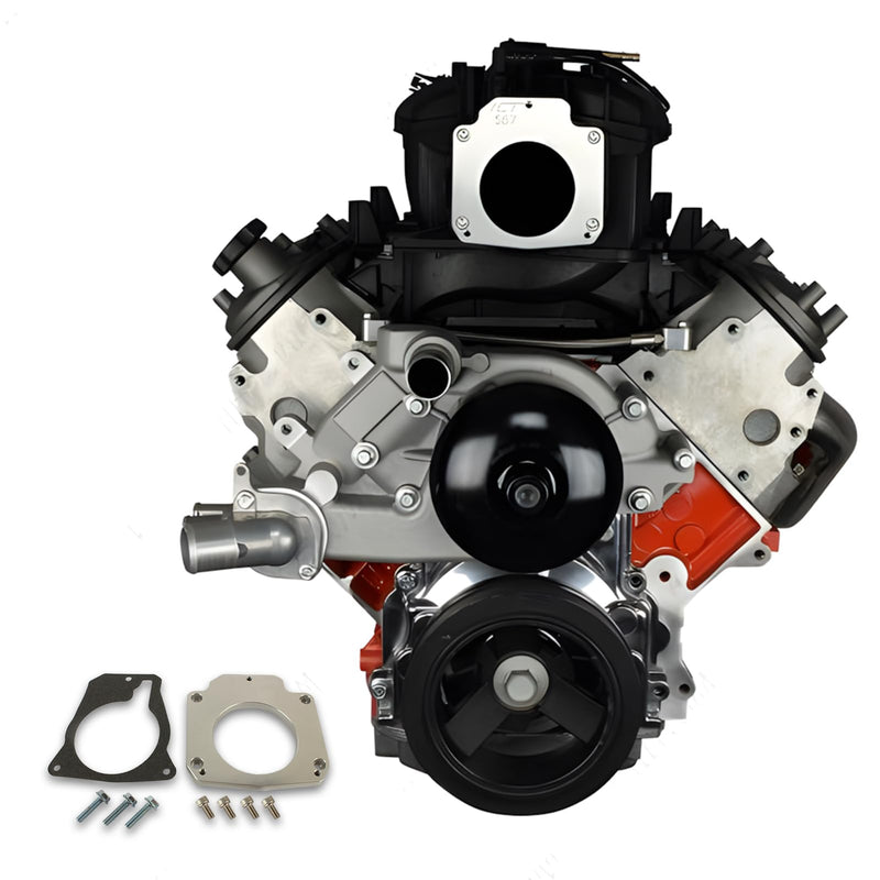 LS3 4 Bolt Intake to LS1 3 Bolt Throttle Body Adapter for Drive By Wire 551567 Compatible with TB DBW LS2 LH6 L92 L76 LY2 LY5 LY6 LC9 LFA LH8 LMG L98 L9H L20 L94 LZ1 L99 L96 LC8 L77