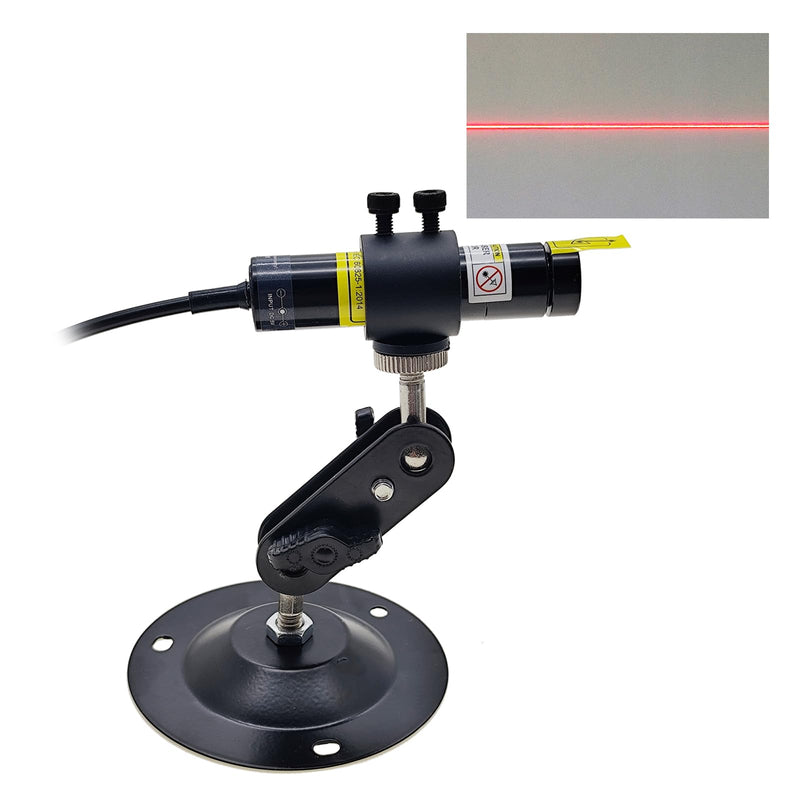 Long Range Bright Red Light Line Module Focusable Locator Generator Long Distance for Halloween Laser Swamp Pond Haunted House Fabric Wood Cloth Alignment 638nm 16mm