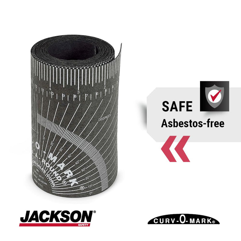 Jackson Safety Pipe Measuring Tool - Wrap-A-Round Tape Pipe Fitting Tool (Multiple Sizes and Heat Ratings) 350⁰ F Heat Rating Large