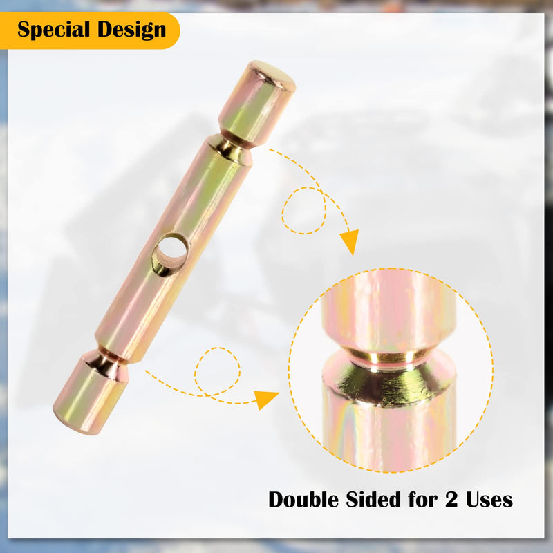 4 Pcs Pro Shear Pin Compatible with Polaris ATVs Snow Plow Glacier, Replacement Snow Plow Shear Pin Accessories Compatible with Polaris ATV 2015-2019 Sportsman Replace 2205063 4
