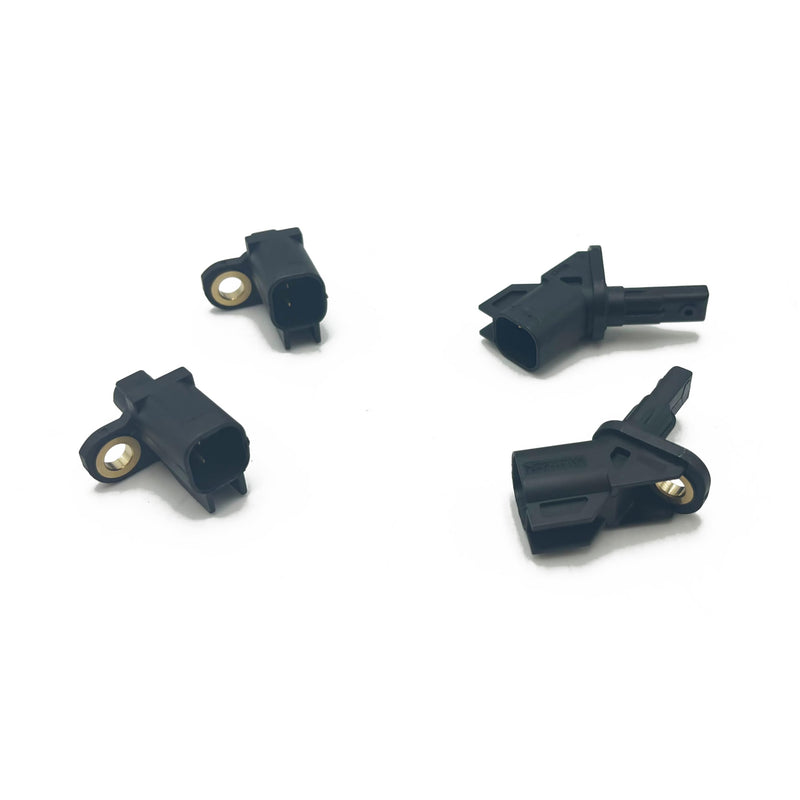 4Pcs Front Rear Left and Right ABS Wheel Speed Sensor Compatible with Ford Focus Escape C-Max Replacement for Lincoln MKC XC70 XC60 V70 V50 S80 S60 S40 C70 C30 Replaces 3M5T2B372AB 3M5T2B372BB
