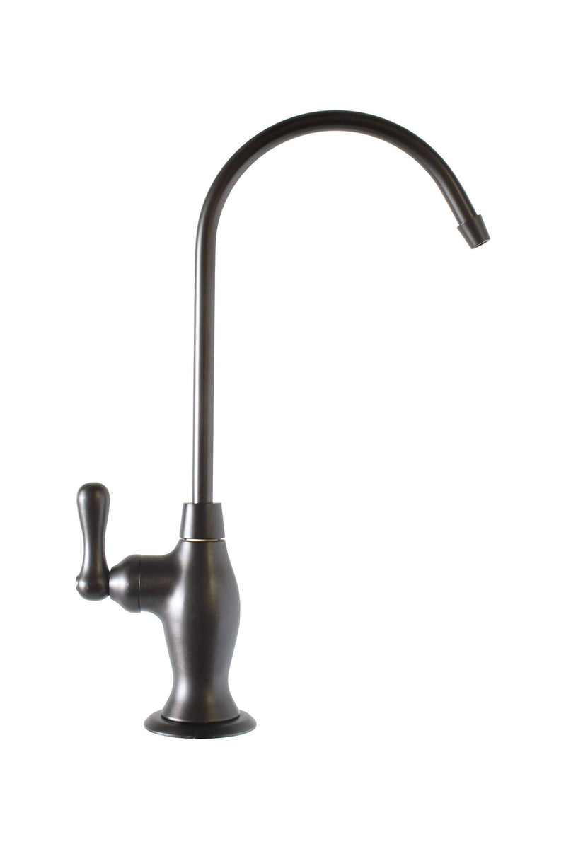 Metpure Non-airgap RO Faucet Reverse Osmosis Drinking Water Filtration System Water Dispenser Spout (Dark Oil Rubbed Bronze). Vase Style with Faucet Wrench RO-FW148. NSF Certified. Dark Oil-Rubbed Bronze