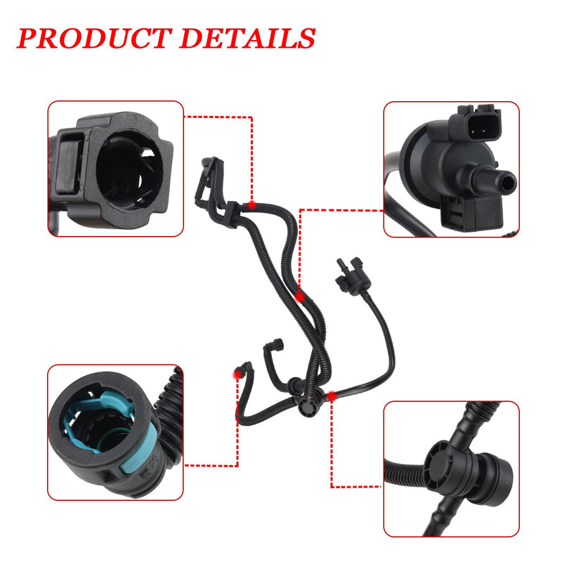 Vapor Canister Purge Valve for Ford Fusion 2017 2018 2019 2020 1.5L L4, Vapor Canister Evap Purge Valve/Solenoid Replaces HG9Z9D289F HG9Z9D289A HG9Z9D289C 994917