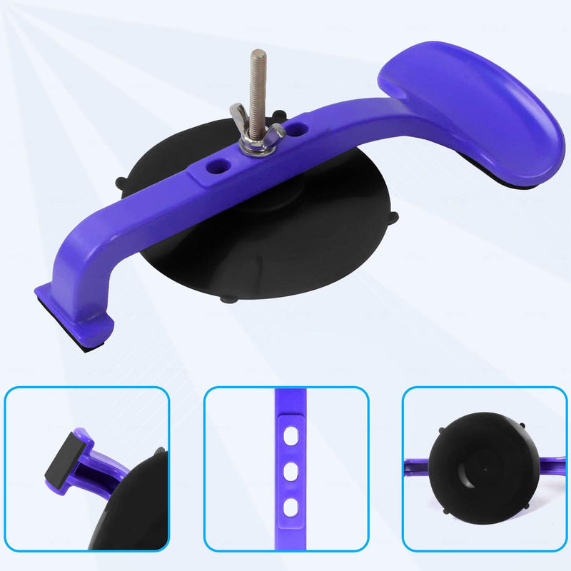 ZKTOOL 6PC Suction Cup Clamp Set, Class Clamps Kit for Car Convertible Glass Windshield Top Repair Gluing,With Sponge Pad…