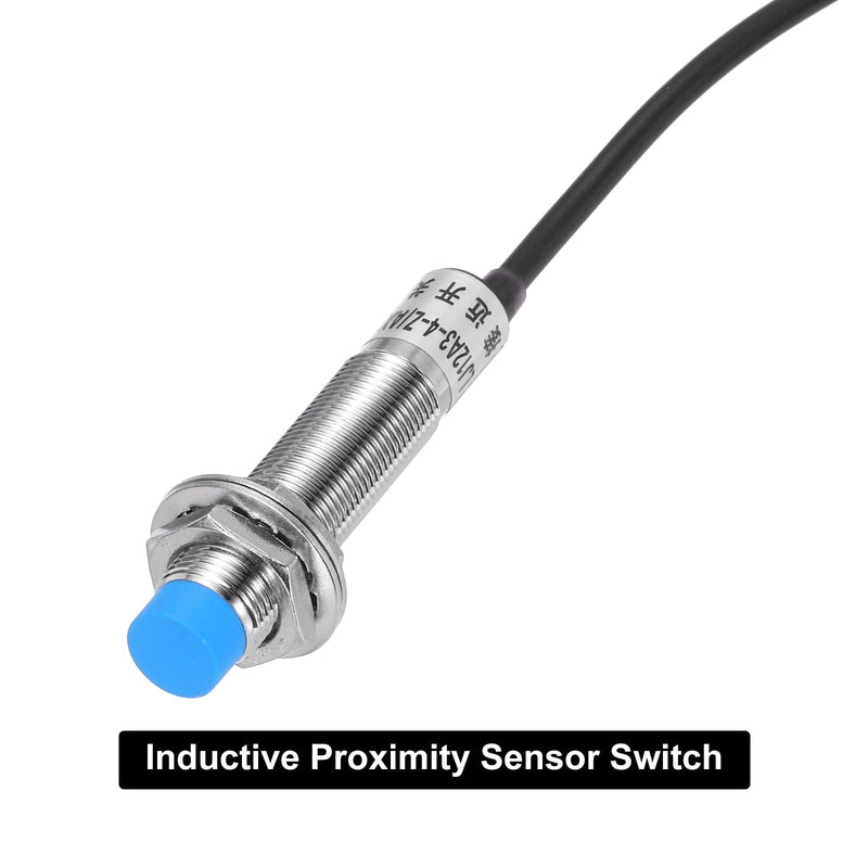 MECCANIXITY M12 Approach Sensor Inductive Proximity Sensor Switch NC Normally Close NPN 4mm Detection Distance, DC 6-36V LJ12A3-4-Z/BX, 3.9ft, 5Pcs 5