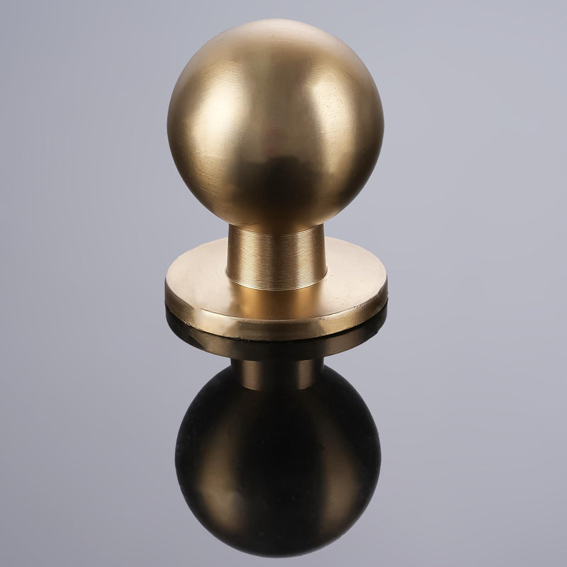 10 Pack Kitchen Cabinet Knobs Champagne Bronze Cabinet Knobs Drawer Knobs Kitchen Hardware 1" Hole Center (Knobs) 10