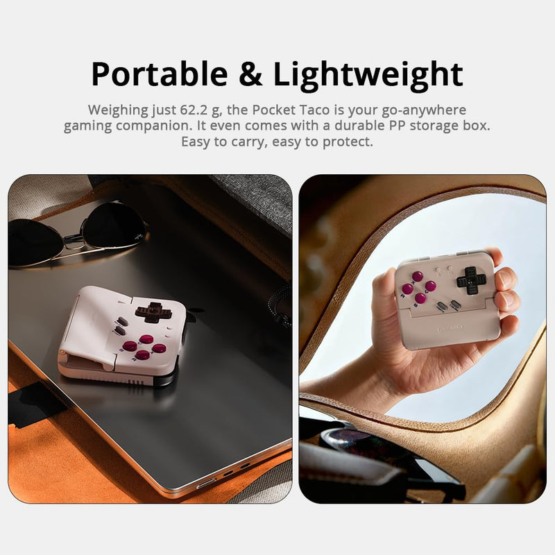 GameSir Pocket Taco Vertical Bluetooth Mobile Controller for Android,Handheld Mobile Gaming Controller, 600mAh Battery, Lightweight with Pass-Through Charging, Retro Arcade Gamepad