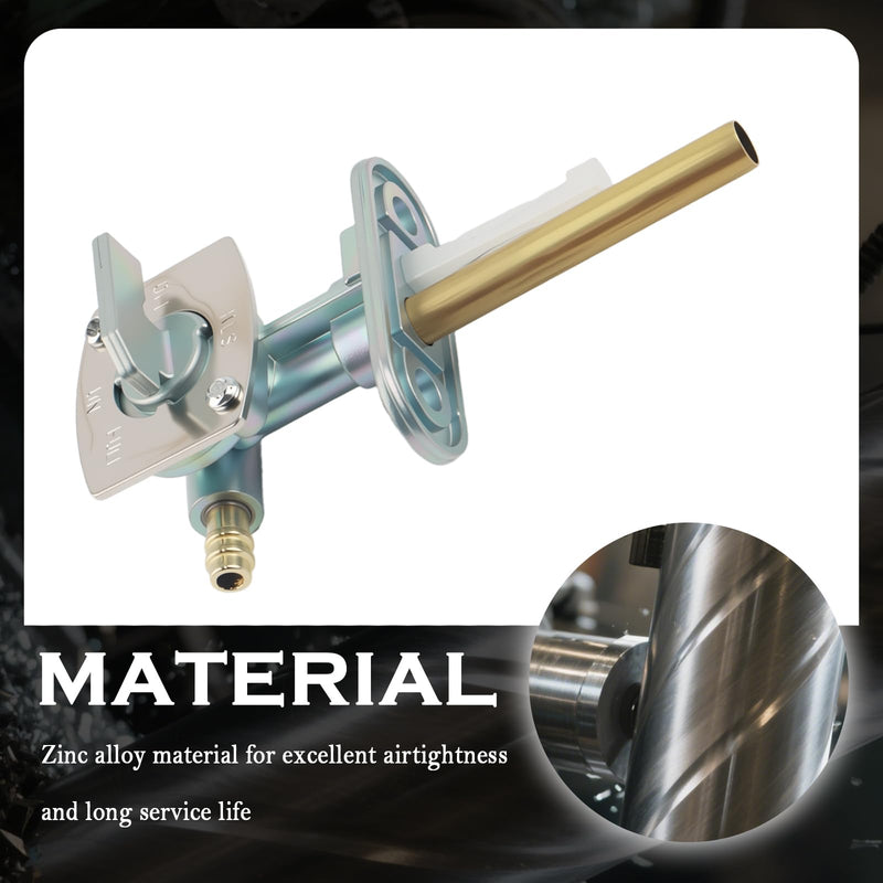 Petcock Fuel Shutoff Valve Kit,Fuel Petcock Valve Compatibie with Yamana Kawasaki Suzuki Includes Gasket/Filter Tube,Professional Motorcycle Accessories Fuels Shut off Valves