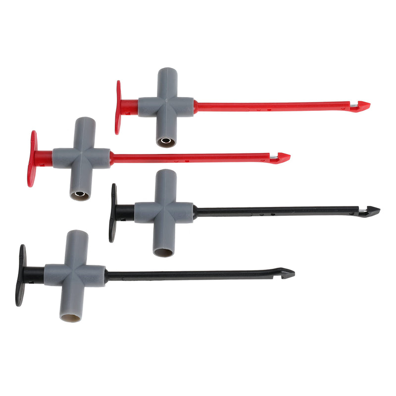Puncture Probe Test Leads Wire-Piercing Test Clip Multimeter Testing Tool for Automotive Car Repairing and Electrical Testing 4 PCS